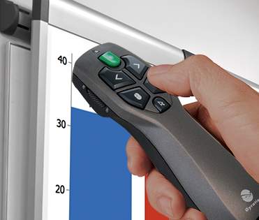 עכבר מצגות בלוטוס כולל לייזר עובד באוויר עד 20 מטר - Gyration | GYM4400 | Air Mouse