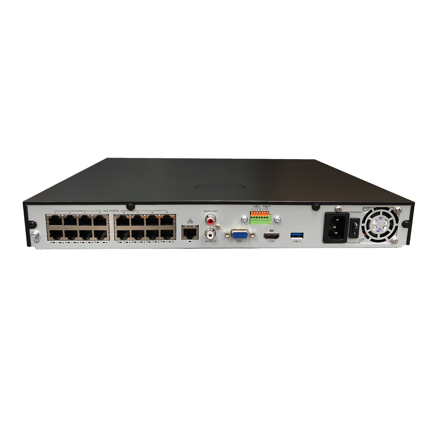 16-CHANNEL NETWORK VIDEO NVR RECORDER WITH PoE - Gyration