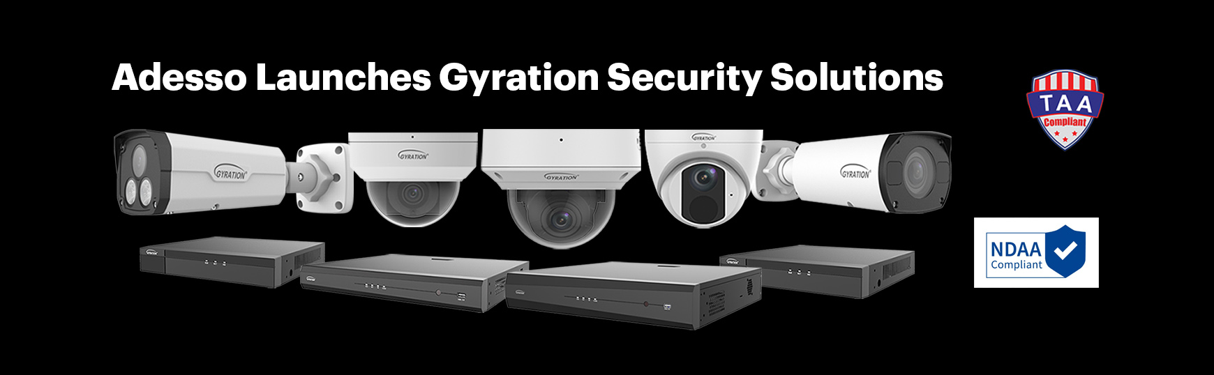 Gyration-Security Camera and NVR System Banner